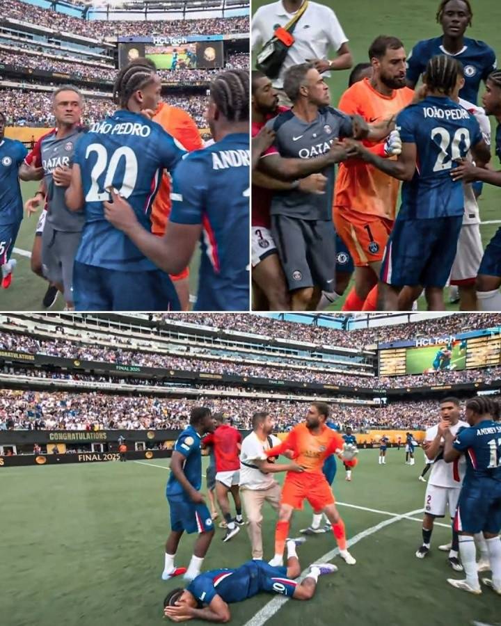 恩里克锁喉佩德罗！裁判专家：FIFA很可能处罚巴黎主教练